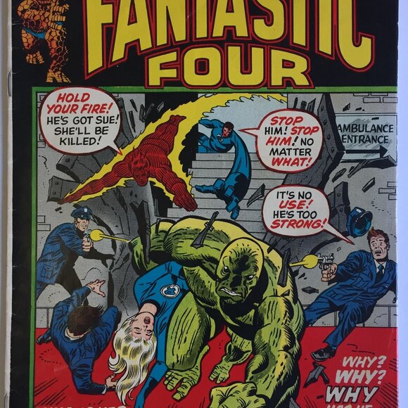 Fantastic Four #124 (Jul 1972, Marvel) - Picture 3 of 10